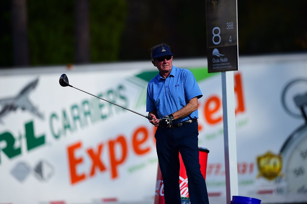 RLCarriers's tweet photo. #ICYMI The Ol' Ball Coach Steve Spurrier participated in the @CoatesGolfChamp Pro-AM this week. #TheCostes #RLDrives https://t.co/WBTZ4M1Oad