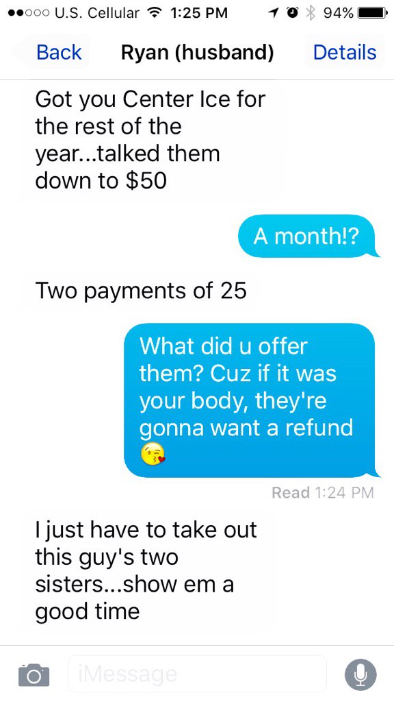 hkygrl15's tweet photo. Oh just a normal convo with Ryan😀 #showmethemoney #everydayconversation #hestilllovesme https://t.co/HNI1wsL8NW