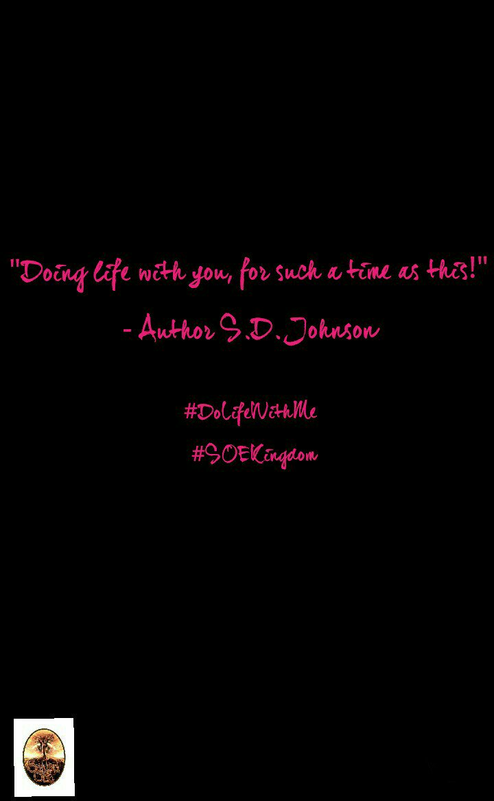 AuthorSDJohnson's tweet photo. I do it everyday!  #DoLifeWithMe #SOEKingdom https://t.co/jIXwPeElav #Mentor #AuthorLife #Family #Friends #Love https://t.co/YvVusr0WhM