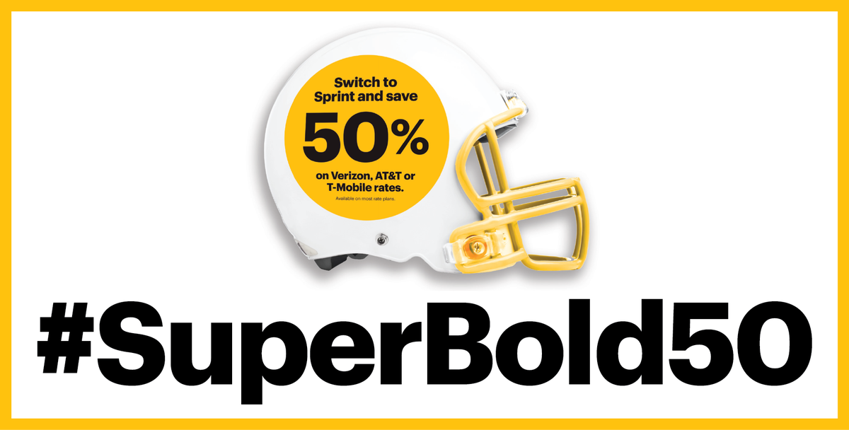 SprintStore8848's tweet photo. super savings at sprint! #SuperBowl50 https://t.co/eKWjOb65Ti