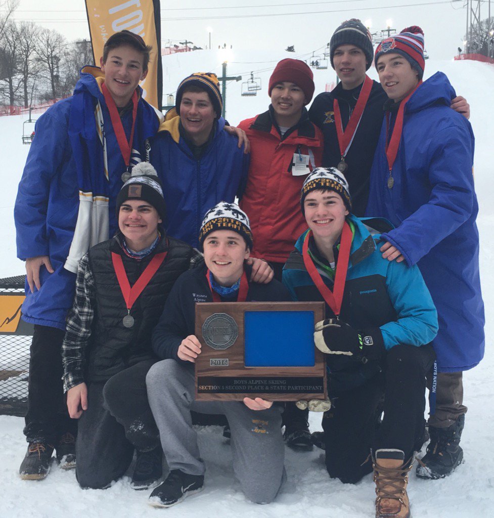 Congratulations to the boys alpine ski team - captured 2nd place at Sections and heading to State!