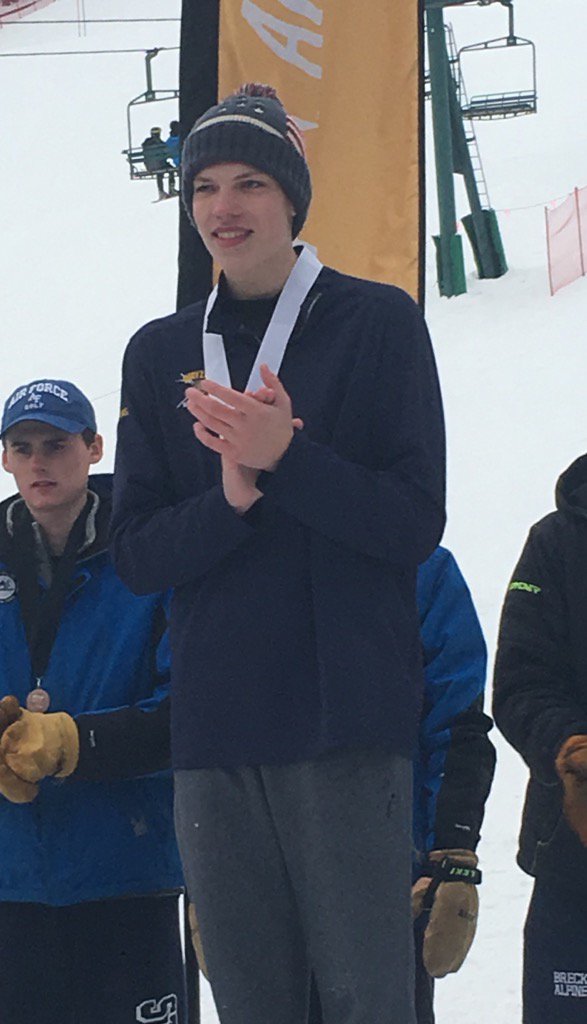 Conner Steffens takes 3rd place at Section ski meet - Congratulations!