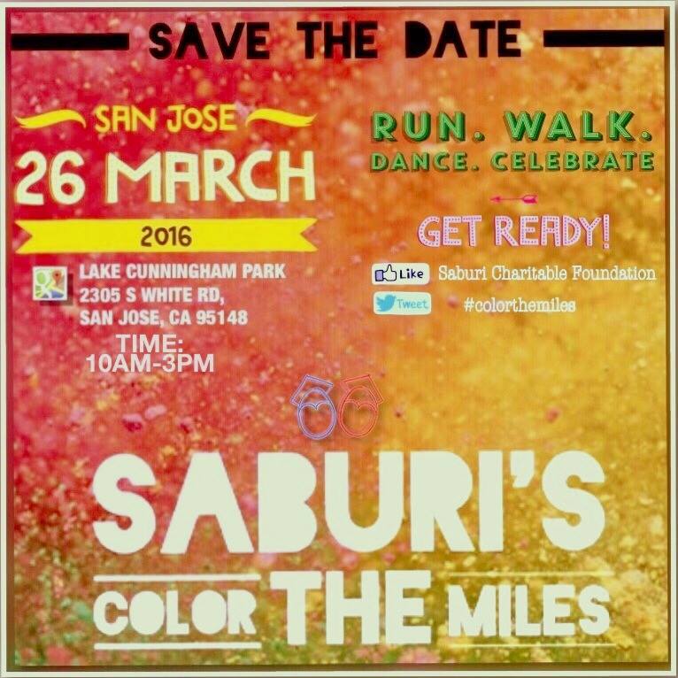 Hello tweeters!! Join us for a fun day of run,walk,dancing or playing with colors.  #colorthemiles #celebrateholi