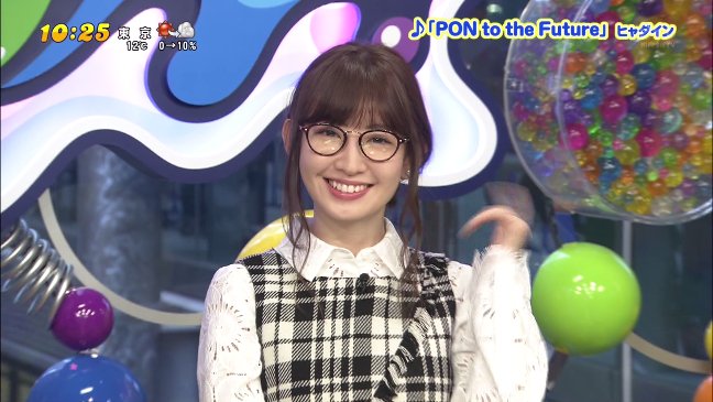 眼鏡かけた小嶋陽菜が可愛いぃ～～～♪ (≧∇≦)ｷｬｰ♪ 可愛い→RT