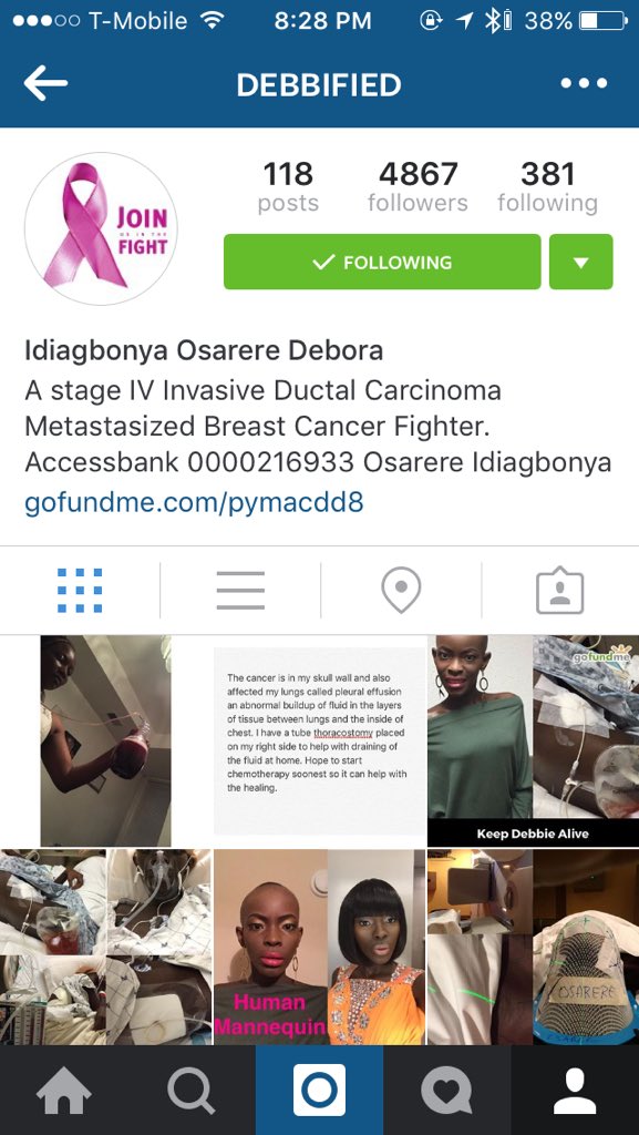 GossipGirliee's tweet photo. Someone opened a fake Instagram page claiming to be @debbified , please beware of scammers #keepdebbiealive https://t.co/ZOBd15LtvB