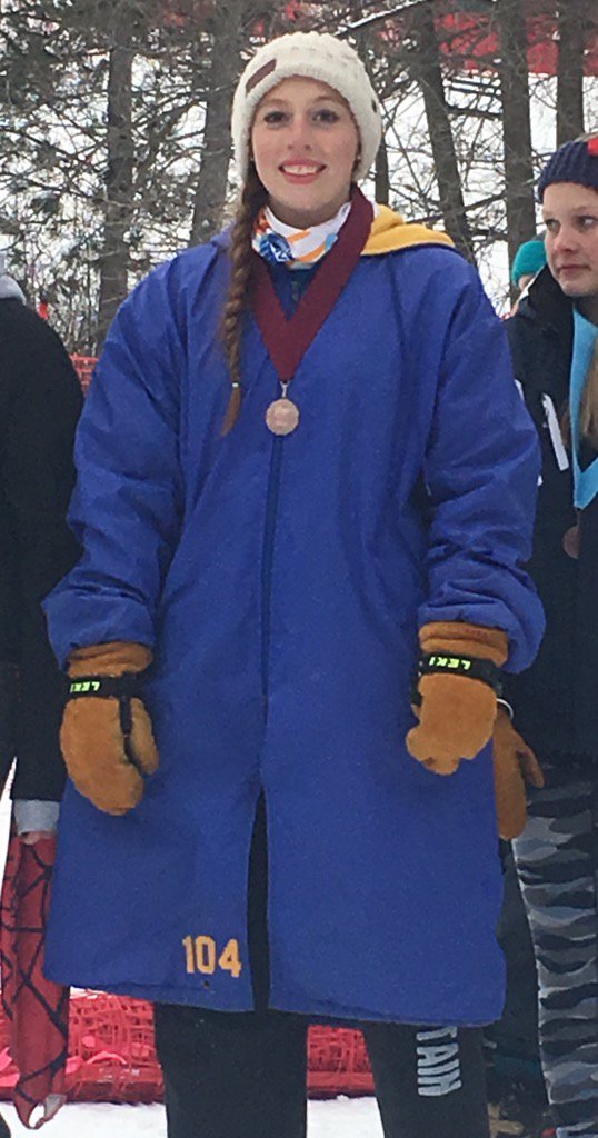 Congratulations to Madison Kuledge on qualifying for alpine ski State Meet next week at Giant's Ridge.