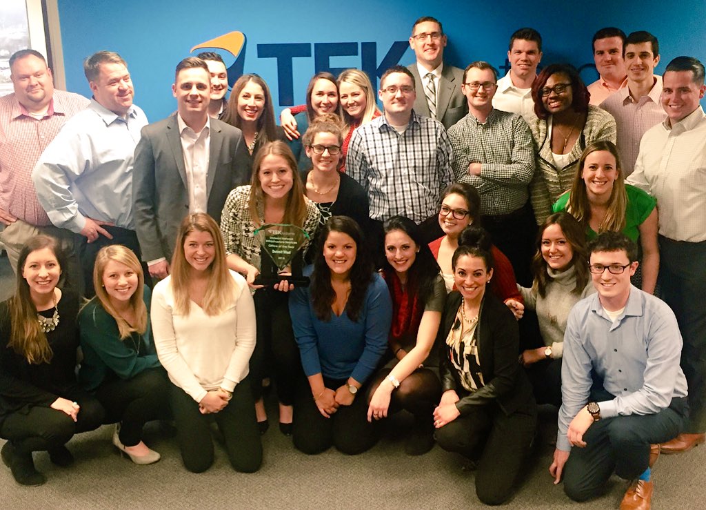 Here's to a great 2015... Midwest NIS Office of the Year!! #DetroitWest #growth #teksystems