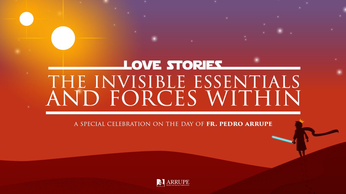 Today is the day! Celebrate the 25th year of Fr. Pedro Arrupe at the Finster Auditorium, at 3:40! <a href="/AdDU_ARRUPE/">Arrupe Office of Social Formation</a>