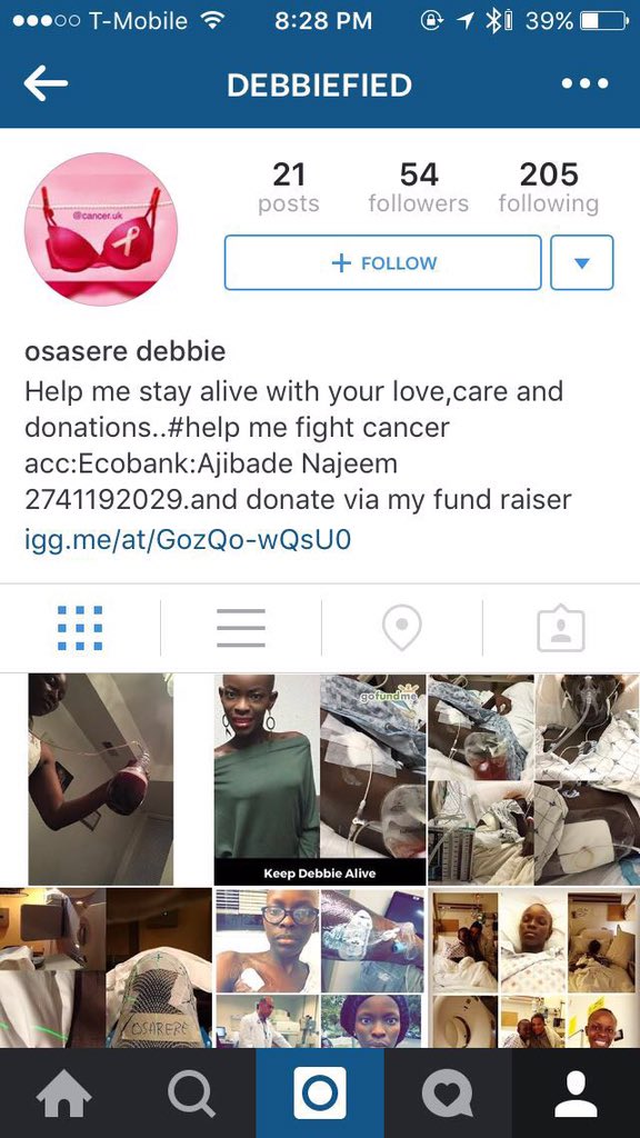 debbified's tweet photo. Beware that is not my IG handle and that is not my name or acct details. https://t.co/v74L5oXQ0z