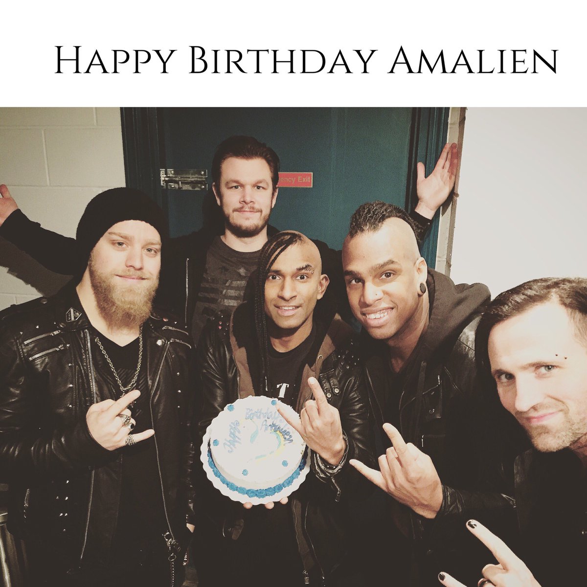 TheVeerUnion's tweet photo. Happy Birthday Amalien we hope you enjoy your rainbow unicorn cake π \m/ #happybirthday #amalien #theveerunion #tvu https://t.co/Gr1ocjIJqA