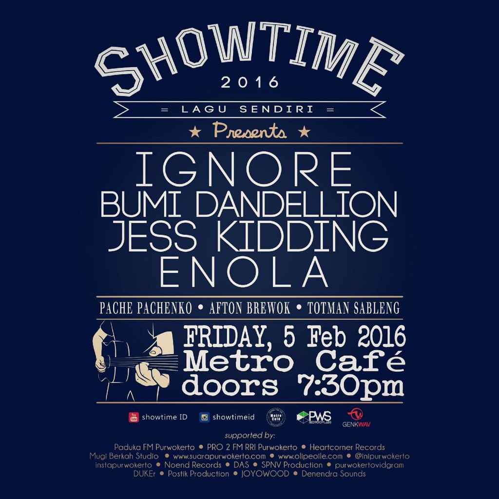 metrocafe_pwt's tweet photo. Ready for tonight gigs? #metromusic #showtimeid https://t.co/K6Gpx4Pzcl