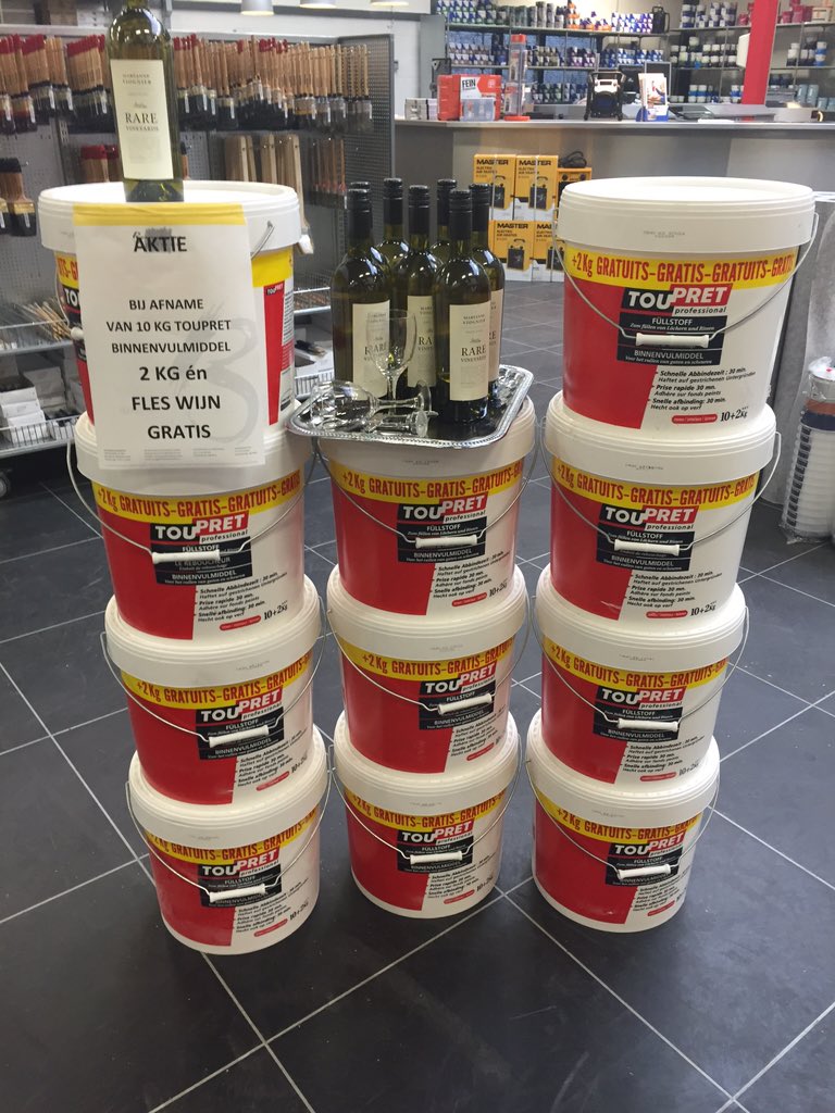 Wegens succes verlengd. <a href="/ToupretNL/">ToupretNL</a> binnenvulmiddel 2kg #gratis en een heerlijke fles witte wijn. <a href="/Bouwmanverf/">Bouwmancoatingsnl</a>