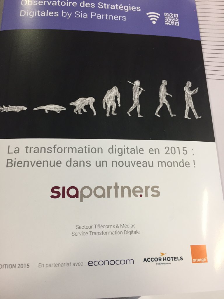 jpierrecorniou's tweet photo. #osd15 Sia Partners travaille sur les axes de la transformation numérique des entreprises https://t.co/J6cWCqr1jU