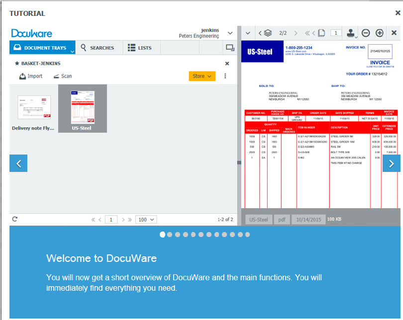atecna's tweet photo. #GestiónDocumental Los primeros pasos con DocuWare: tutorial activo para nuevos usuarios. @docuware @EmyHelen https://t.co/vpWzkSV1vJ
