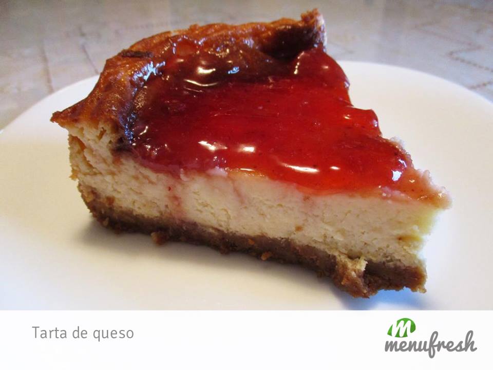 MenuFresh's tweet image. Tarta de queso casera para desayunar, merendar o de postre¿Quién quiere? menufresh.es #comesano #vidasana