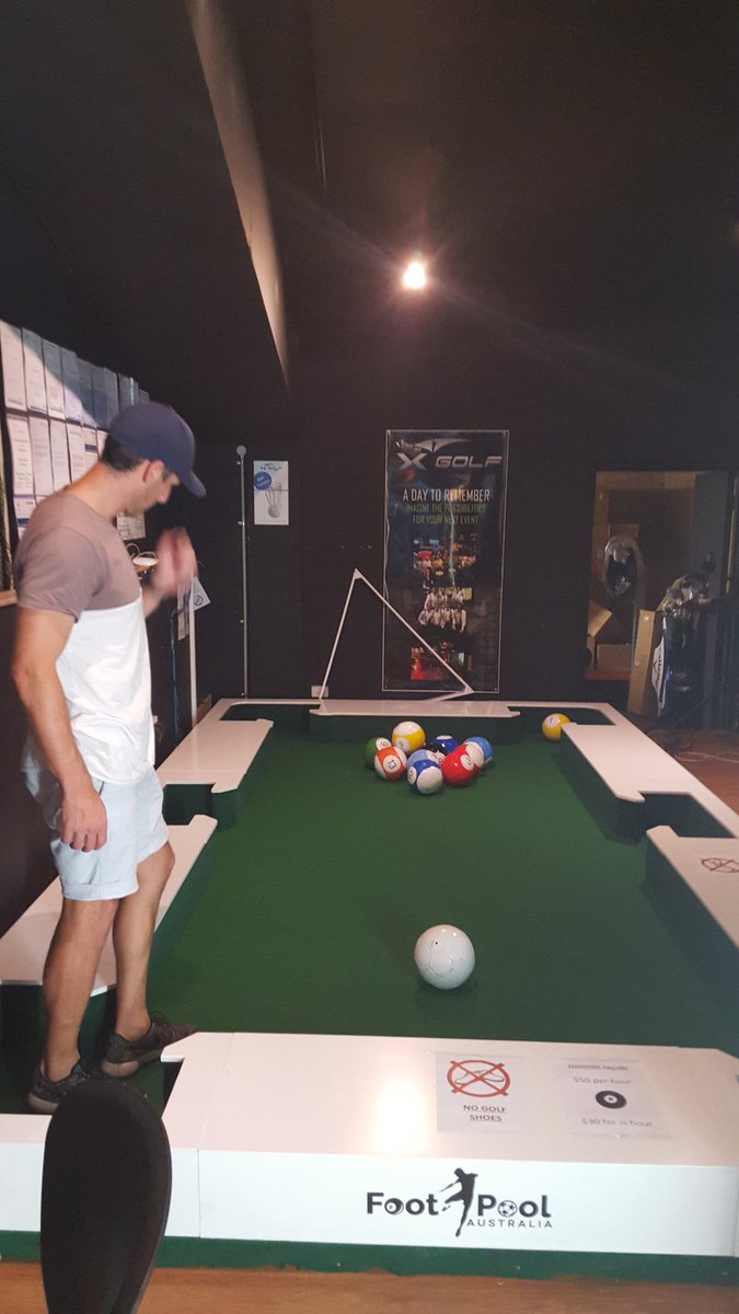 ShuraTaft's tweet photo. Challengers welcomed @XGolfMalvern @FootPoolAus 1 from 1 #bringit https://t.co/4Xp3YGumg3