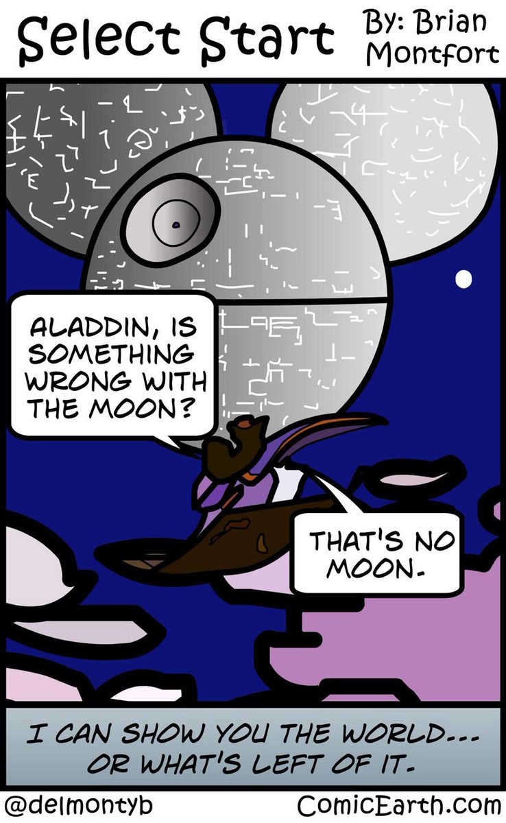 Happy Friday everyone, here is and classic by <a href="/delmontyb/">Ginger Prime ✝️</a> #humor #starwars #Disney #cartoon