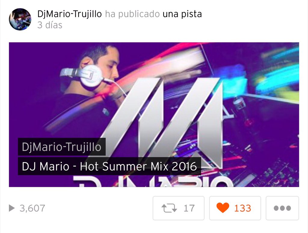 Mario_cv_'s tweet photo. 3 días y más de 3 mil reproducciones, gracias :)

Descargas: https://t.co/IlfH25PD36 https://t.co/2TqbxszDmy