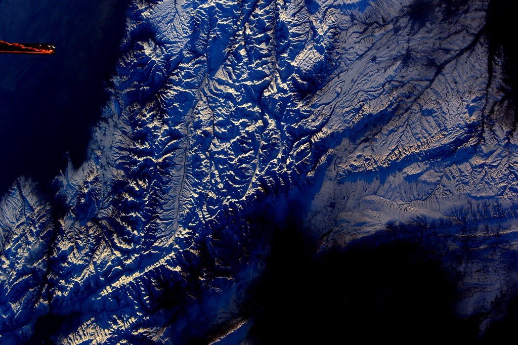 KazakhEmbassy's tweet image. More amazing photos of #Kazakhstan from space by @StationCDRKelly #YearInSpace @NASA @Space_Station @USembassyAstana