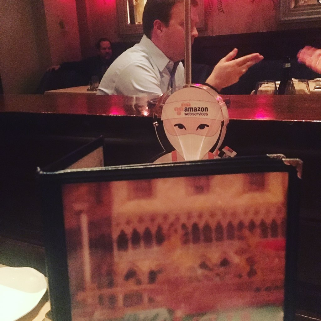 rv_dinter's tweet photo. Dinner at Canaletto w/ @RainCityJason, @cgparrot   #ninjasjustwantttohavefun #aws https://t.co/Qqu6WY4IGn