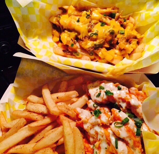 aj_grill's tweet photo. AJsJazzyGrill if y'all missed it today, come out tomorrow St.Charles and St Andrew loaded fries #crawfish #BuffChix https://t.co/06vqguEMCM