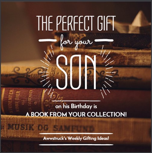 Everyone has a different personality &amp; hence their own choice of #gifts. Here is a suggestion from us at #awwstruck