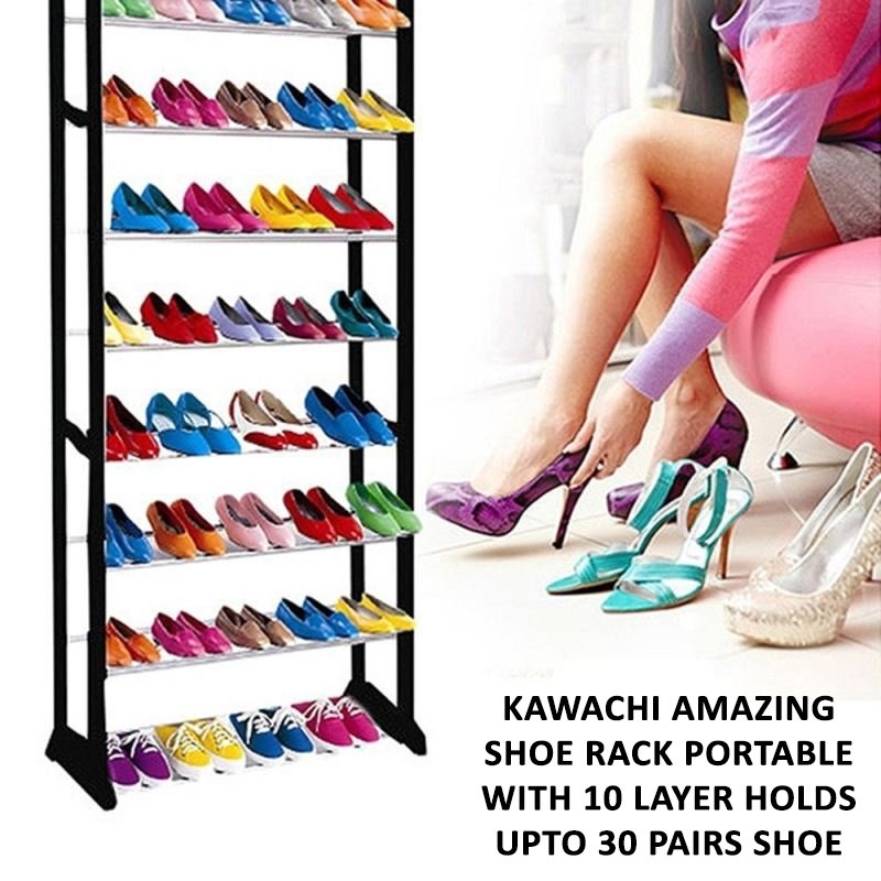 Kaunsa's tweet photo. Kawachi amazing shoe rack portable with 10 layer holds upto 30 pairs… https://t.co/ljeYcqKUrn https://t.co/FincTxW6li