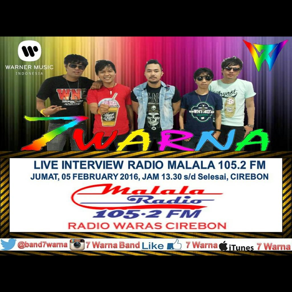 Band7Warna's tweet photo. Now Stay tuned @MalalaRadio guys , cc : @WarnerMusicID https://t.co/fREjsRx5M5
