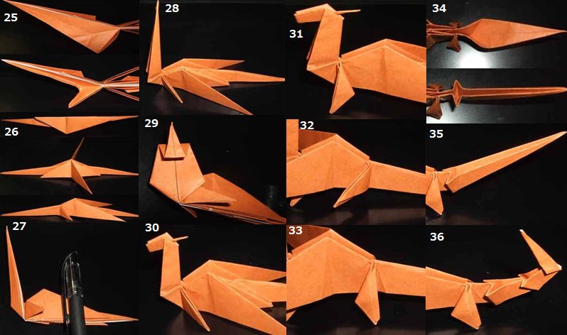 みんなの折り紙レシピ 折り紙レシピ かっこいいドラゴンの折り方 T Co 4pxexbs2lg