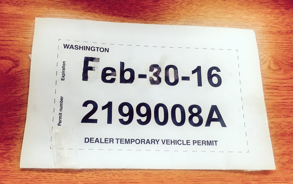 Printable Washington State Trip Permit Template Printable Washington State Trip Permit Template