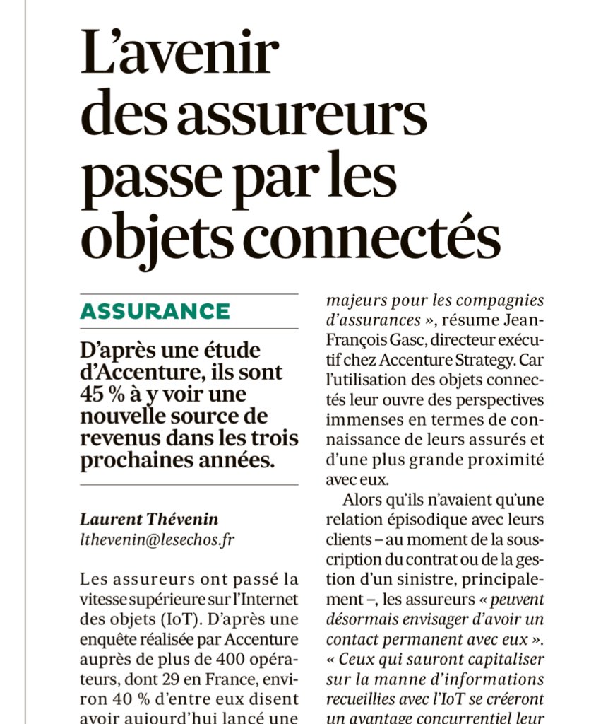 L’ #IoT fait évoluer l’ #assurance de l’indemnisat° vers la protect° en temps réel: Accenture via <a href="/laurentthevenin/">Laurent Thévenin</a>