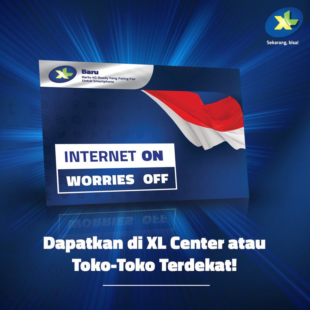 myXL_Sulawesi's tweet photo. Stop worring, just enjoy your life
#HidupTanpaTapi https://t.co/dEU7bqhfWh