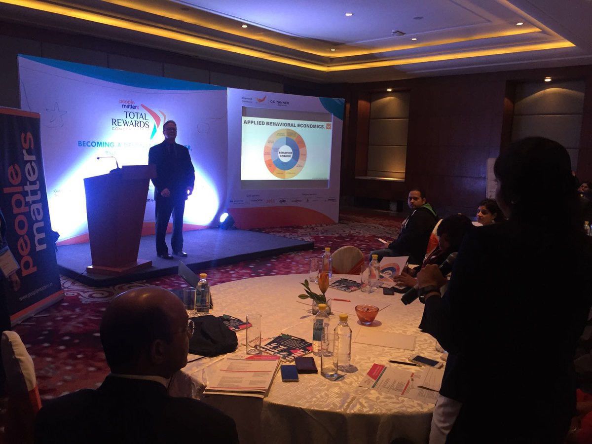 BIWorldwide_In's tweet photo. #Adobe correlates concept of #behavioraleconomics with their #recognitionstrategy #TotalRewards2016 @PeopleMatters2 https://t.co/KjEw5nYkRL
