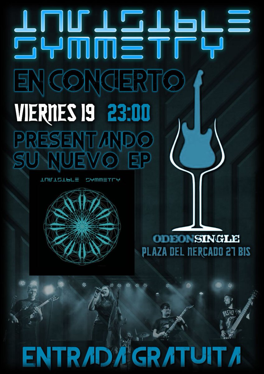 invi_sym's tweet photo. El viernes 19 de febrero estaremos en el Odeón Single presentando nuestro nuevo EP. ¡Os esperamos! ¡No faltéis! https://t.co/sVMv5jsdBo