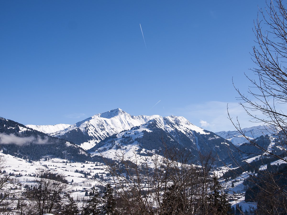 Ein Blick nach #Gstaad im #Saanenland