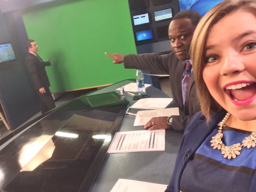 EmileighWHNT's tweet photo. Happy #nationalweatherpersonsday to our favorite meteorologist!!! @TrevorSonnierWX #JAMcrew 😊 https://t.co/QAiJMWKary