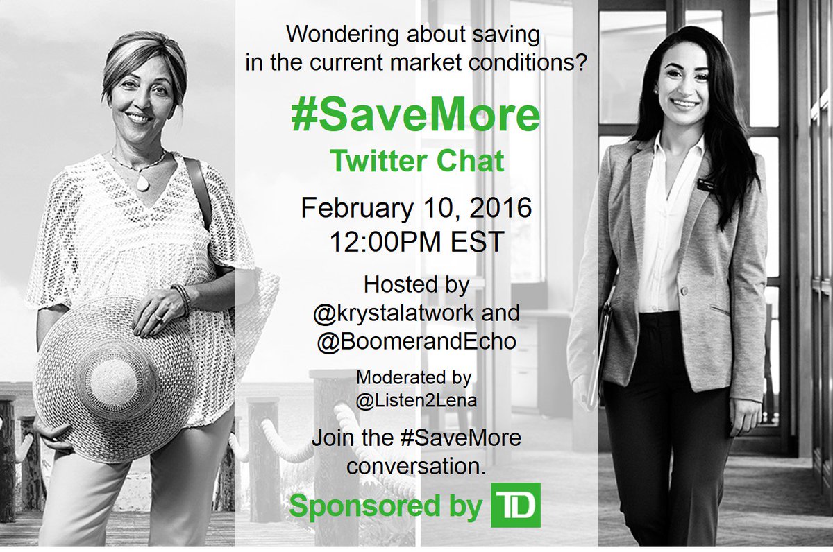 Questions on saving in current market conditions? Join us Feb 10th 12:00pm EST for the #SaveMore Twitter Chat!