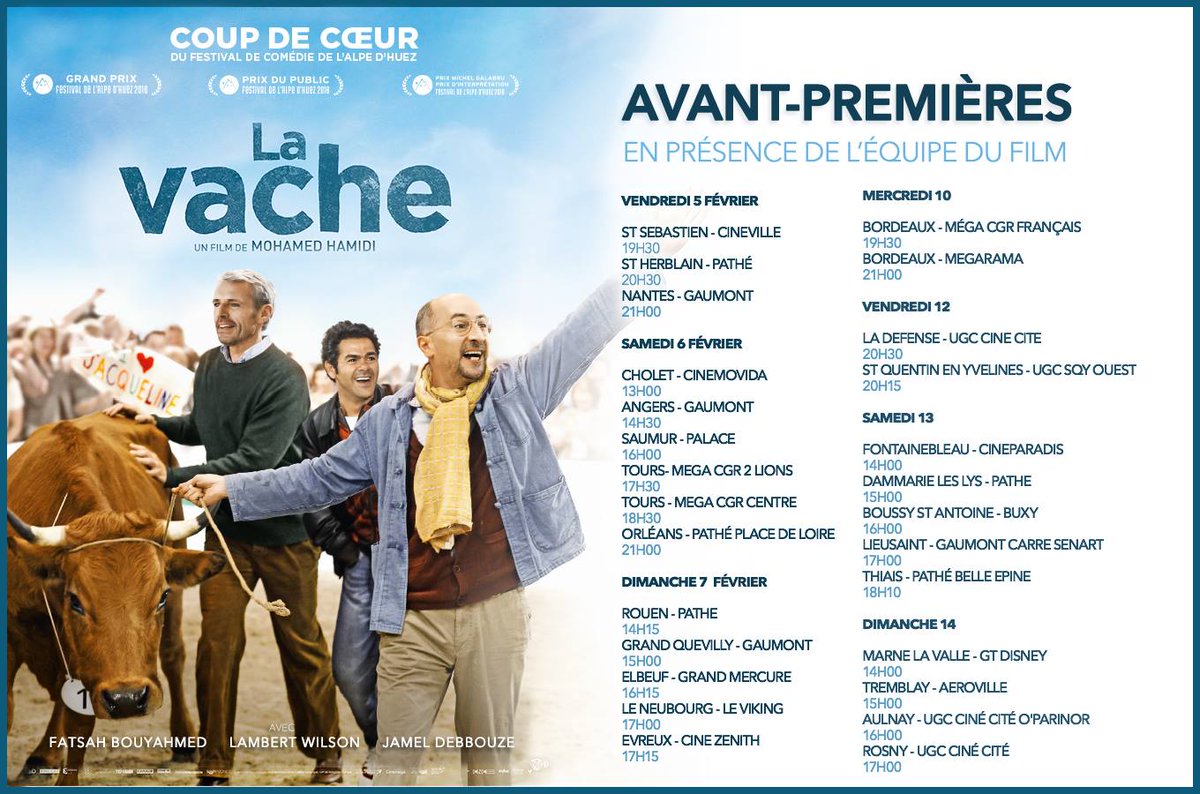 Hue Jacqueline, la tournée des AVP continue ! #LaVacheLeFilm
