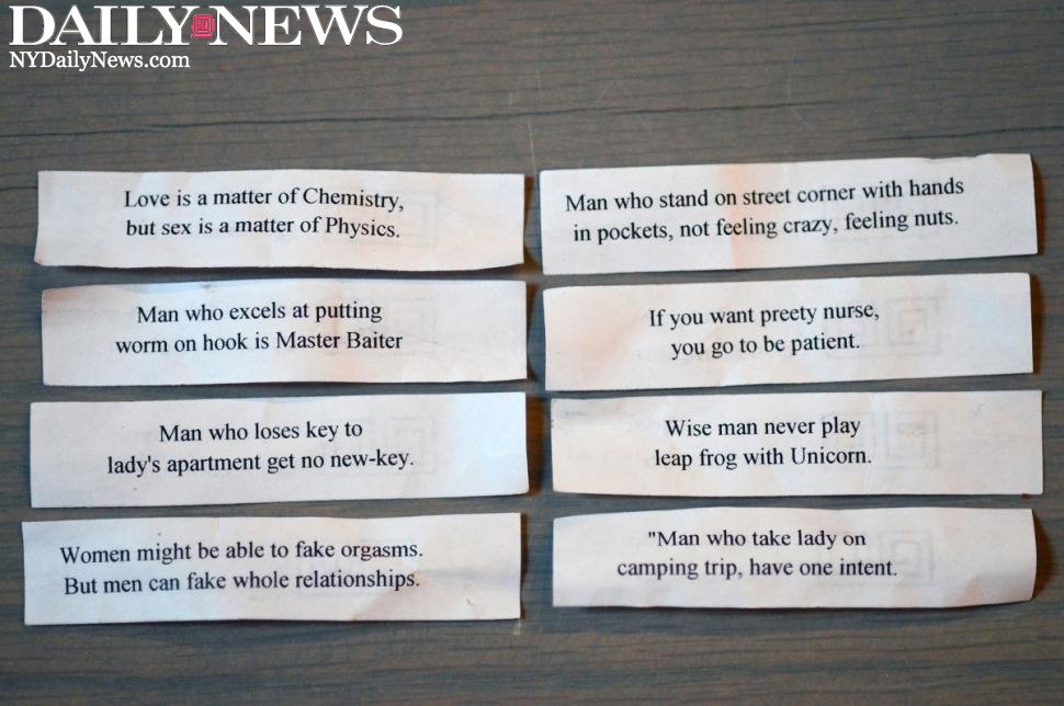 NYDailyNews's tweet image. How to make fortune cookies sexy nydn.us/1nQozA1