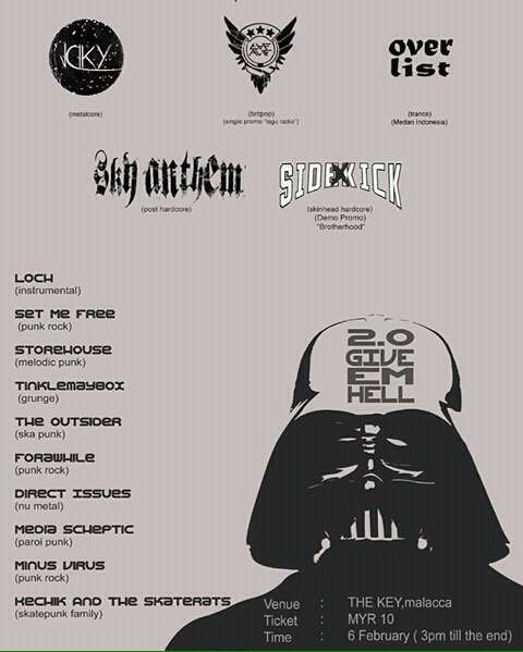 direct_issues's tweet photo. TOMORROW! GIVE EM HELL 2.0
@ THE KEY. https://t.co/ZUqDw0w0Lj