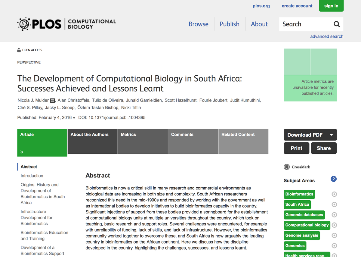 Embnet_Global's tweet photo. How #Bioinformatics in #Africa is developing - 1st initiative by #EMBnet in the 90’s! https://t.co/oeNBvemgmV https://t.co/GOTZYJhzCm