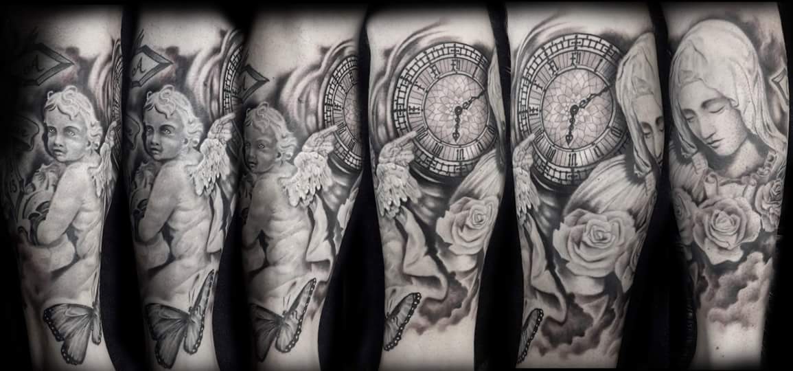 BergwijnSimone's tweet photo. Artwork by #KingFerry #Tattoo #Art #Amazing #Angels https://t.co/M0UCCqIHlu