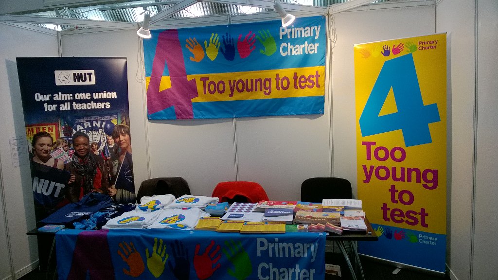 PrimaryCharter's tweet photo. 'It's clear what you people think', say our neighbours @NurseryWorld show. #betterwithoutbaseline @NUTonline https://t.co/FqoZZlbC5W
