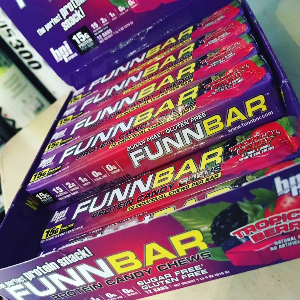 Total_Sports_'s tweet photo. #funnbar ProteinCandy Chews π 15g Protein per bar, 0g Fat, 0g Sugar #protein #supplements https://t.co/kq81aQm0nN