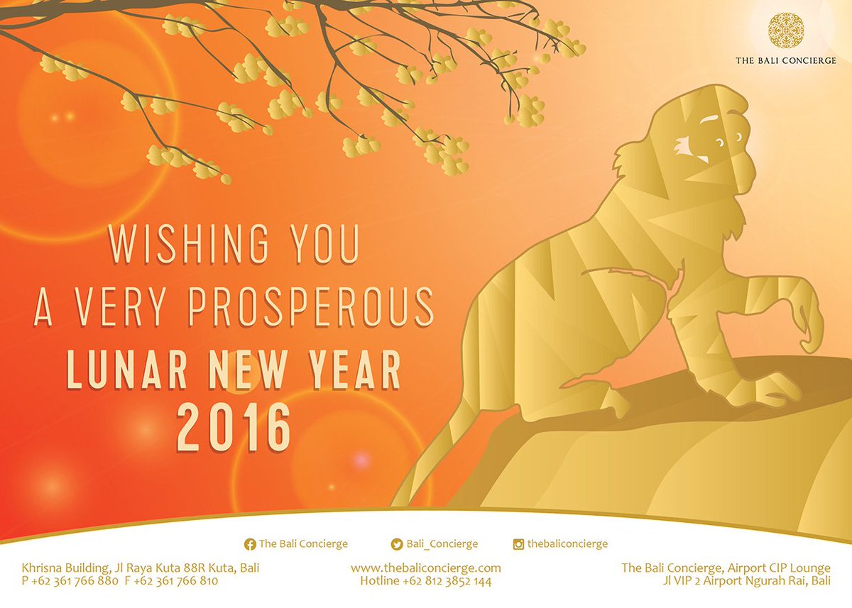 Happy Chinese New Year 2016 from The <a href="/Bali_Concierge/">The Bali Concierge</a>