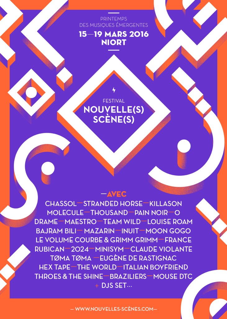 NouvellesScnesN's tweet photo. La programmation du festival est prête. On se retrouve du 15 au 19 mars à Niort !!!!! https://t.co/6810dIo3vz