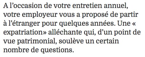 VaslinAssocies's tweet photo. Expatriation : bonne ou mauvaise opération fiscale ? https://t.co/zV9aDtwA9U https://t.co/3du7E0aDKP