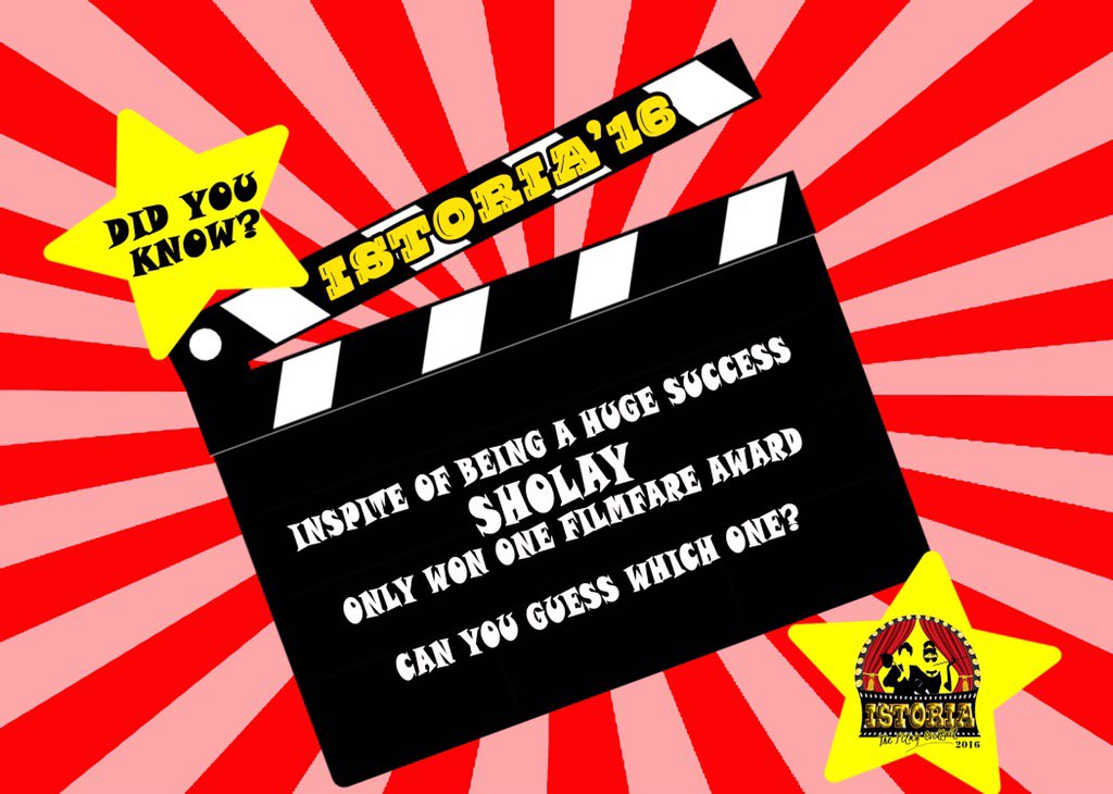 Istoria2016's tweet photo. Take a guess!
#Istoria2016 #TheFilmyCocktail #Sholay #XIC #XICLife #PRLife https://t.co/FqWSI2dSVk