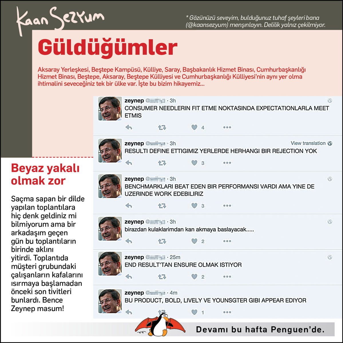 Beyaz Yakalı Olmak Zor: Benchmarkları beat eden bir performans ama üzerinde work edebiliriz... <a href="/kaansezyum/">kaan sezyum</a> #Penguen
