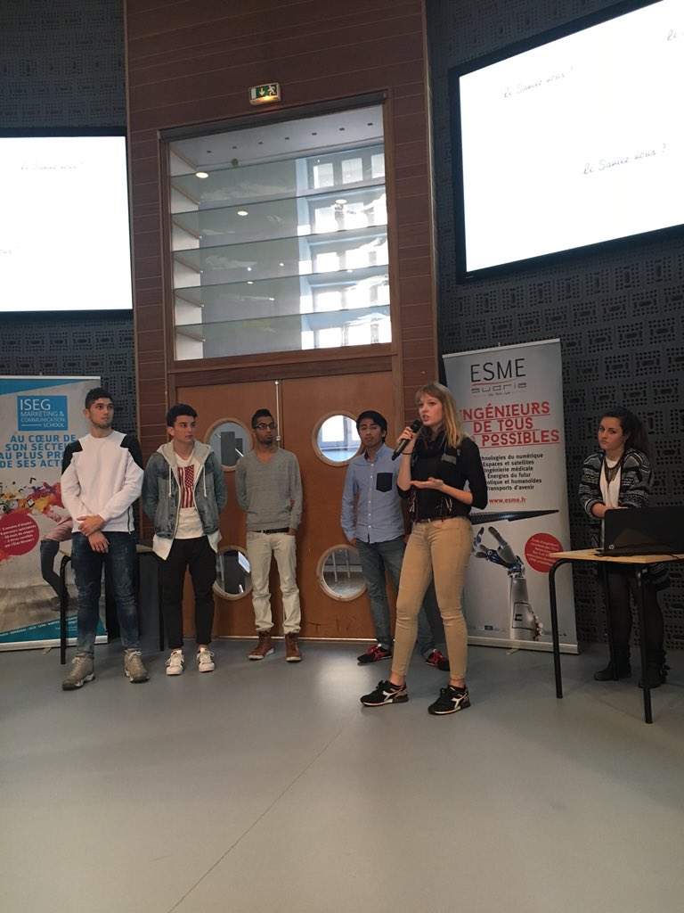 iseg_lyon's tweet photo. Allez les cheetah! @CheetahByNine #ISEGInnovation #Lyon https://t.co/qgF8ce9wME